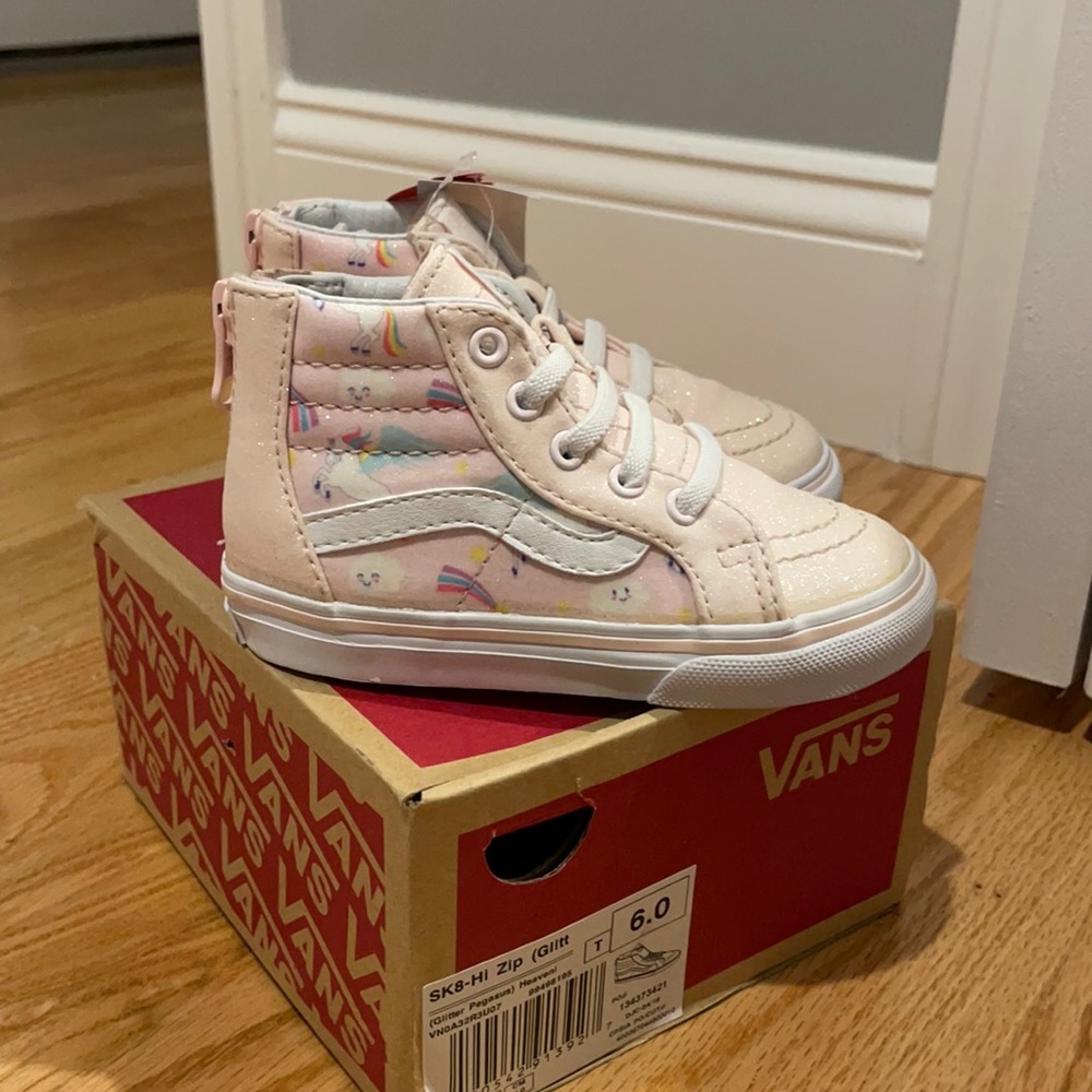 Toddler Girl Pink Vans Sneakers